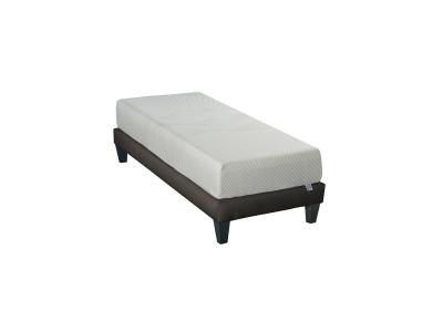  OLYMPE LITERIE Ensemble SENSITIVE 90x200 cm Matelas M&eacute;moire de forme + Sommier Bois Ferme