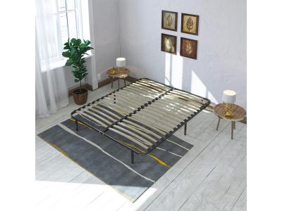 OLYMPE LITERIE  - Sommier en kit SomKit - Noir - 140x200 cm 