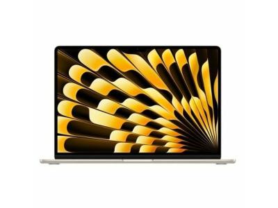 MacBook Air M3 (2024) 15', 256 Go 8 c&acute;urs 16 Go Apple GPU 10, Lumi&egrave;re stellaire - QWERTY Espagnol - Excellent &eacute;tat