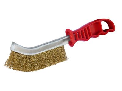 OUTIFRANCE Brosse Metallique Convexe Acier Laitonn&eacute; 