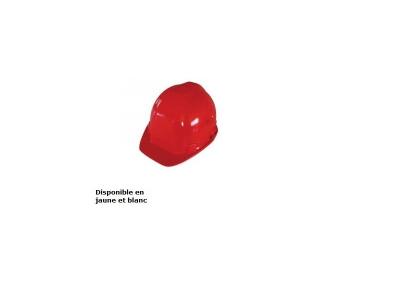 OUTIFRANCE Casque de chantier &agrave; t&ecirc;ti&egrave;re r&eacute;glable rouge 