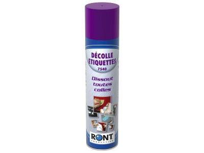 RONT D&eacute;colle &eacute;tiquette 520 ml en a&eacute;rosol  Production
