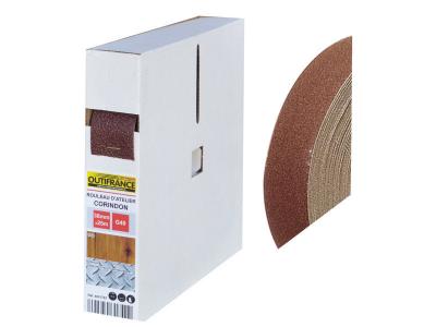 OUTIFRANCE Rouleau D'atelier Corindon 38mm X 25m Gr.120