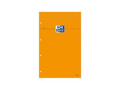 OXFORD  L8MAA Bloc Agraf&eacute;/perfor&eacute; 160 pages 210X315 Lign&eacute; 80 g Jaune