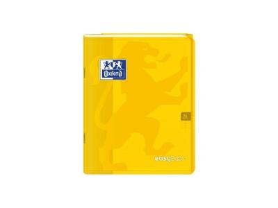 OXFORD  cahier easybook agraf&eacute; - 17 x 22 cm - 96p seyes - 90g - jaune
