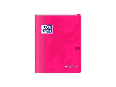 OXFORD  Cahier Easybook agraf&eacute; - 17 x 22 cm - 96p sey&egrave;s - 90g - Rose