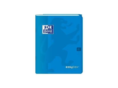 OXFORD  cahier easybook agraf&eacute; - 17 x 22 cm - 96p seyes - 90g - bleu