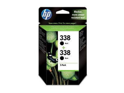 HP  338 - Pack 2 Noires