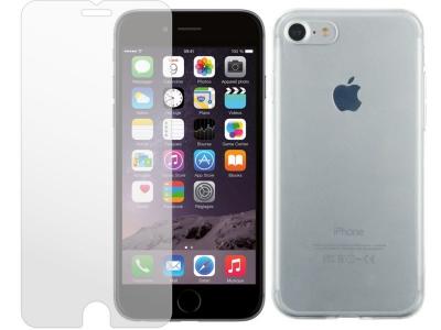 BIGBEN CONNECTED Pack  iPhone 7/8/SE Coque + Verre trempe Blanc Bigben