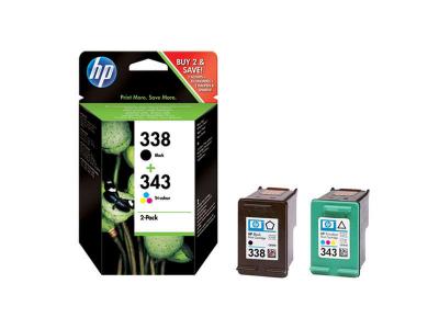 HP Cartouche  338+343 Bi-Pack (SD449EE)