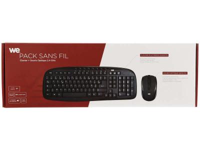 WE  - Ensemble clavier et souris - sans fil - 2.4 GHz