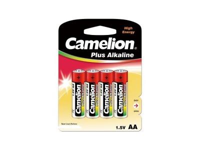 CAMELION  Plus LR06 Blister de 4 Piles Alcalines AA Rouge