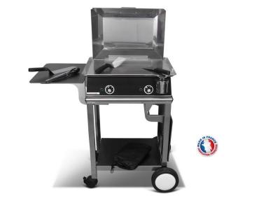PLANCHAELEC Pack plancha &eacute;lectrique  classic 600 carbon - chariot rivoli