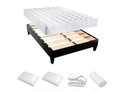  Ensemble Pr&ecirc;t &agrave; Dormir avec Matelas Haute Densit&eacute; - - 160 x 200 cm