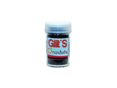 AVENUE MANDARINE  42512MD - Un flacon de paillettes Glit's 14 g Noir