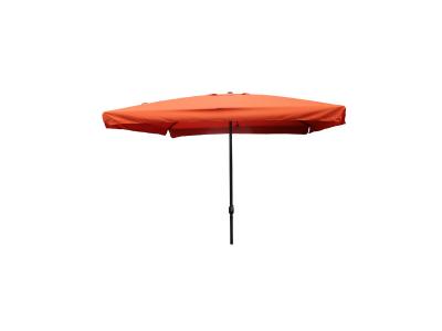 CONCEPT USINE Palerme - parasol droit carr&eacute; 2,95 x 2,95 m terracotta
