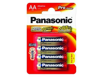 PANASONIC Pack de 4 piles  Pro Power AA-LR6 