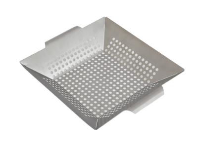 LE MARQUIER Panier &agrave; l&eacute;gumes inox pour barbecue et plancha - 