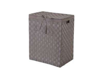 Panier &agrave; linge Compactor Rectangulaire pliable taupe