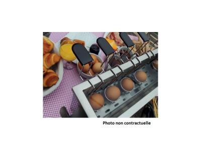  Panier Cuiseur &agrave; Oeufs en Inox   1 oeuf   Sofraca 