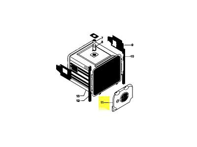 SCHOLTES Panneau Emaill. Piro Pour Four  - C00265351