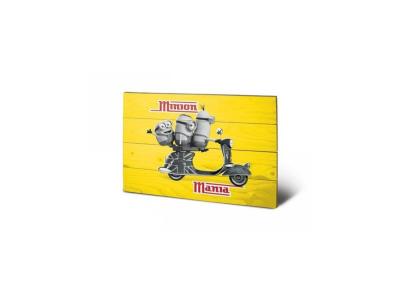 PYRAMID Panneaux en Bois - Minion Mania Yellow