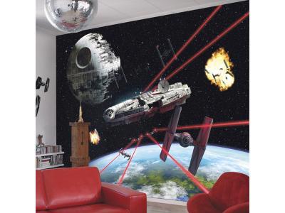 KOMAR Papier peint panoramique Faucon Millenium Star Wars 368 x 254 cm 