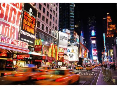 Ag Art - Papier Peint New York Times Square 360x254 cm - Multicolor