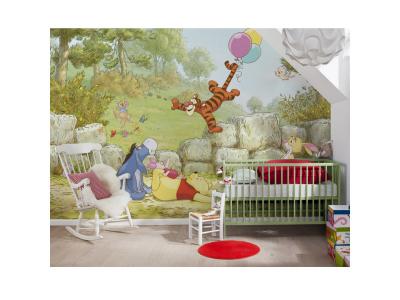  Papier peint winnie l'ourson ballon disney 368x254 cm 