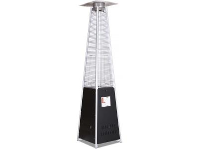 HABITAT ET JARDIN Parasol chauffant gaz ""Kheops"" 13 KW - Noir