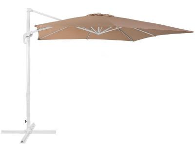 BELIANI  - Parasol de jardin carr&eacute; 250 x 250 cm beige sable   MONZA