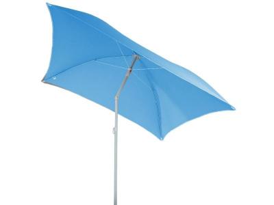 HESPERIDE Parasol de plage carr&eacute; H&eacute;lenie - l. 180 x l. 180 cm - 180 x 180 x 200 - Bleu clair