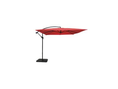 MOB EVENT PRO Parasol d&eacute;port&eacute; - 300 x 300 cm - Aluminium - Oviala - Rouge