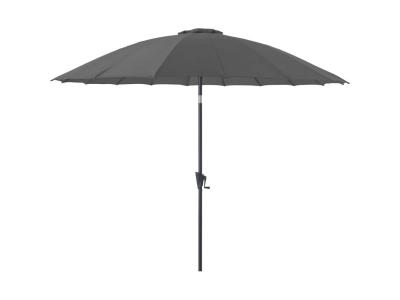 PROLOISIRS  - Parasol terrasse en fibre de verre Pagode 300 cm Gris