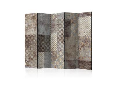 Paravent 5 volets - geometric textures ii [room dividers] A1-PARAVENTtc0304