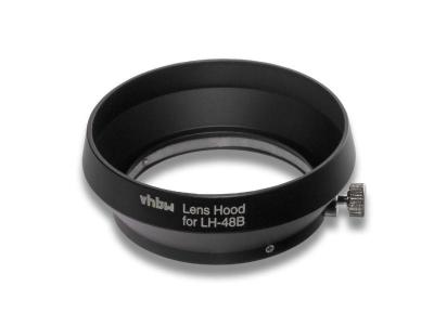 VHBW Pare-soleil noir en m&eacute;tal pour objectif Olympus M. Zuiko Digital ED 1:1.8/17mm - 