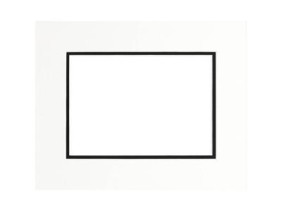 BRIO Passe-partout Double noir 40x50 cm ouverture 30x40 cm carton