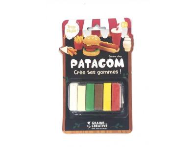  Set Patagom Graine Cr&eacute;ative - Nourriture - 6 pains - Graine Cr&eacute;ative - couleur variant