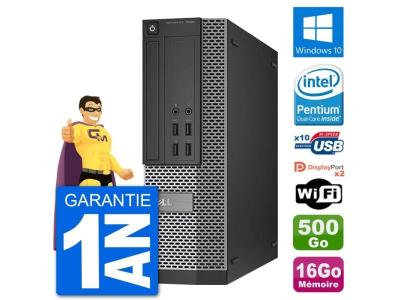  Pc dell optiplex 7020 sff intel g3220 ram 16go disque dur 500go windows 10 wifi