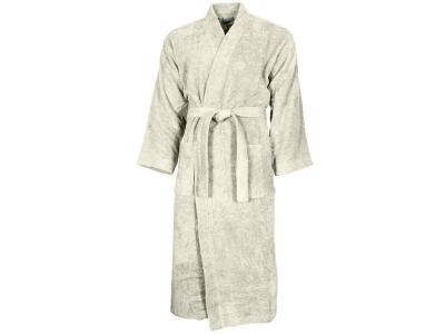 SENSEI MAISON Peignoir mixte kimono en coton Ecru XL
