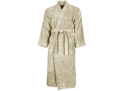 SENSEI MAISON LUXURY - Peignoir de bain mixte col kimo Ficelle L