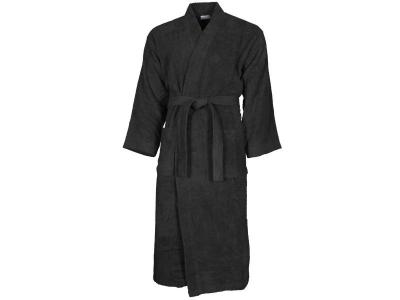 SENSEI MAISON Peignoir mixte kimono en coton Noir L