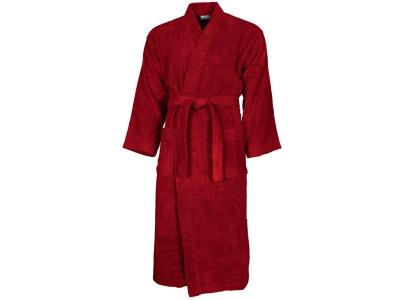 SENSEI MAISON Peignoir mixte kimono en coton Rubis M