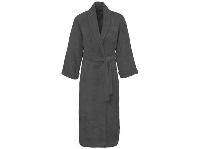 SENSEI MAISON Peignoir de bain mixte 450 gr/m&sup2; sensilk - anthracite - 3 - l