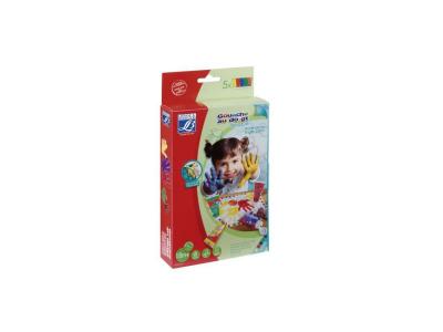 LEFRANC BOURGEOIS Lefranc & bourgeois bo&icirc;te gouache aux doigts 5x80ml LEF3013648073951