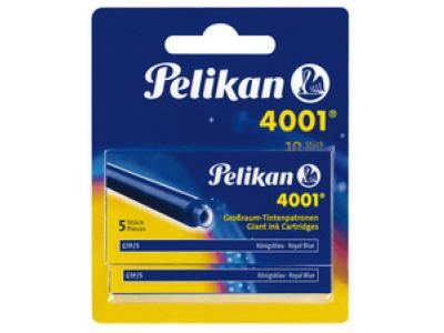 PELIKAN   cartouches d'encre longues 4001 gtp/5/2/b, bleu noir