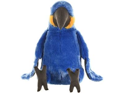 WILD REPUBLIC  peluche perroquet junior 30 cm en peluche bleu
