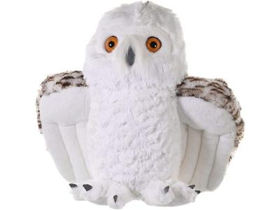 WILD REPUBLIC  chouette en peluche junior 30 cm en peluche blanche