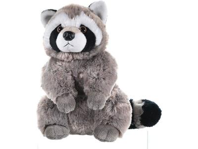 WILD REPUBLIC  raton laveur junior 30 cm en peluche gris/noir/blanc