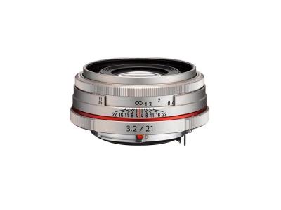 PENTAX  objectif 21mm f/3.2 hd ed al limited silver